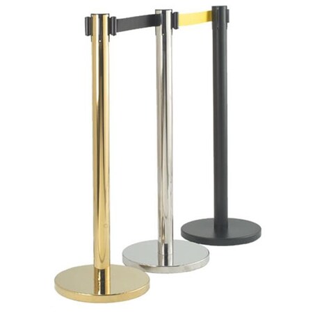Aarco Aarco HC-7  Form-a-line Retractable Belt Stanchion Chrome HC-7